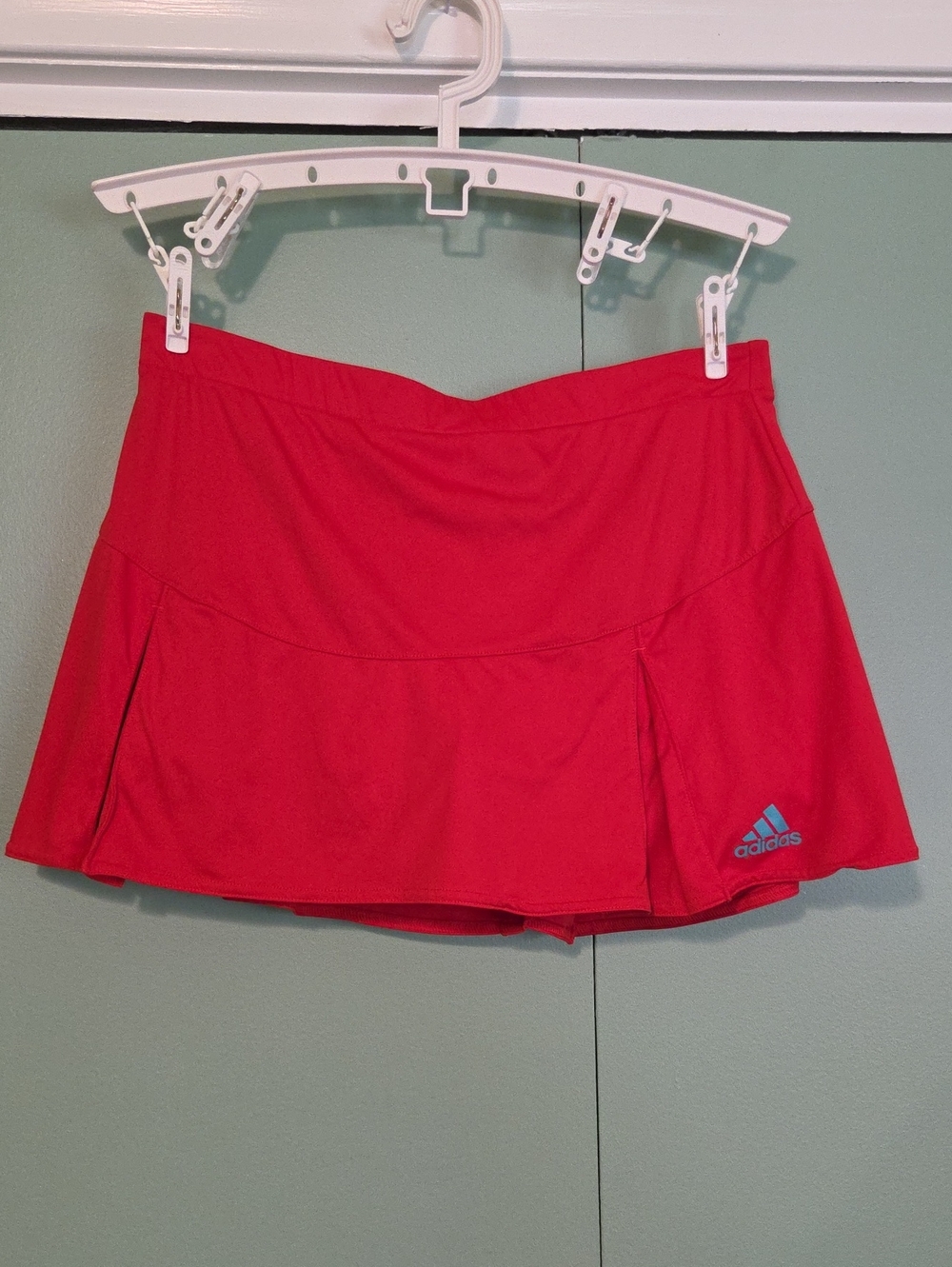 adidas Bright Red And Blue Athletic Tennis Skort Size Medium